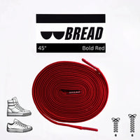 Thumbnail for Bread No-Tie Elastic Shoelaces – Bold Red