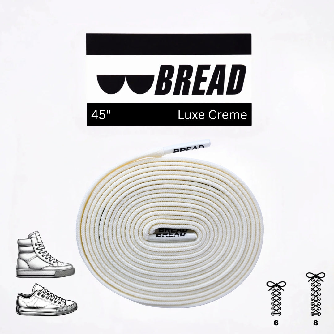 Bread No-Tie Elastic Shoelaces – Luxe Creme