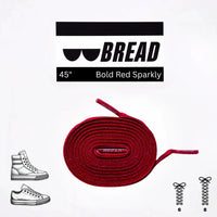 Thumbnail for Bread No-Tie Elastic Shoelaces – Bold Red