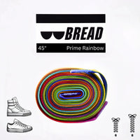 Thumbnail for Bread No-Tie Elastic Shoelaces – Prime Rainbow
