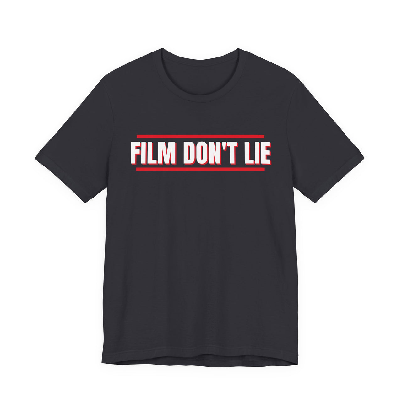 Film Don't Lie (Red / Black) — Football T-Shirt