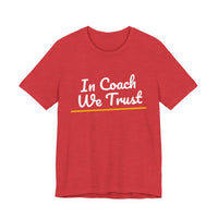 Thumbnail for In Coach We Trust — Football T-Shirt