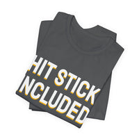 Thumbnail for Hit Stick Included — Football T-Shirt