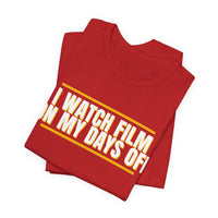 Thumbnail for I Watch Film On My Days Off — Basketball T-Shirt