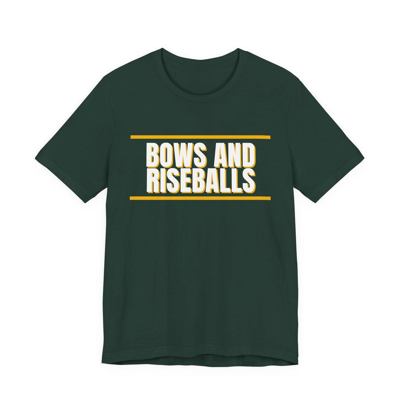 Bows And Riseballs — Softball T-Shirt