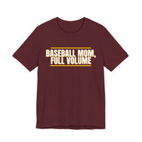 Thumbnail for Baseball Mom, Full Volume — Baseball T-Shirt
