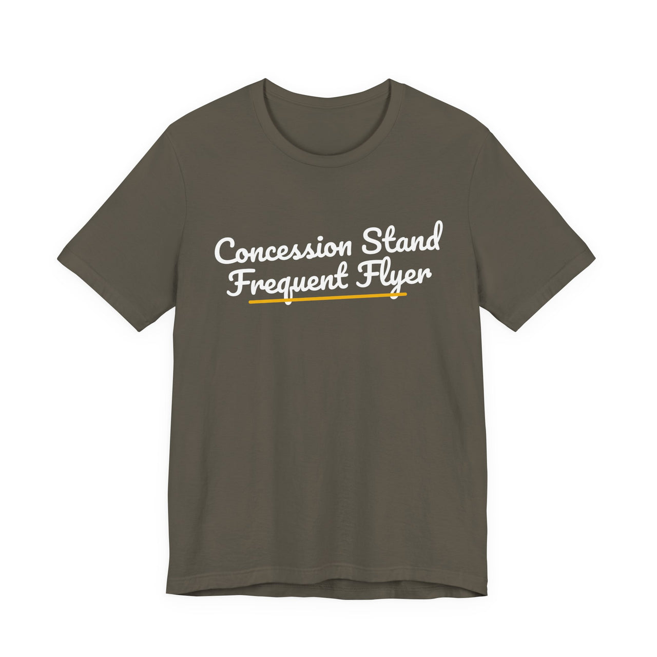 Concession Stand Frequent Flyer — Football T-Shirt