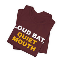 Thumbnail for Loud Bat, Quiet Mouth — Baseball T-Shirt