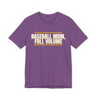 Thumbnail for Baseball Mom, Full Volume — Baseball T-Shirt