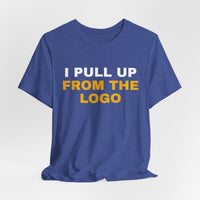 Thumbnail for I Pull Up From The Logo — Basketball T-Shirt