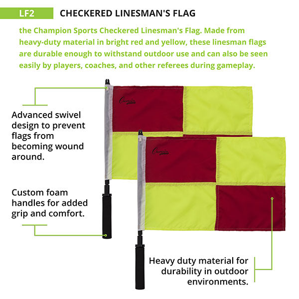 CHECKERED LINESMAN'S FLAG