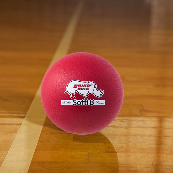8.25" Rhino Skin Low Bounce Softi Foam Ball, Red