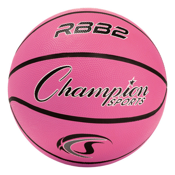 RUBBER BASKETBALL, PINK