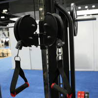 Thumbnail for Megatron Dual Adjustable Pulley / Smith Combo - Muscle D Fitness - Selectorized Weight Adjustment - Functional Pull-Up Bar - Dual Station