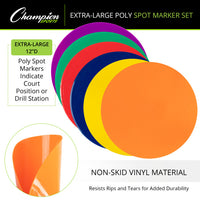Thumbnail for Extra-Large Poly Spot Markers Set
