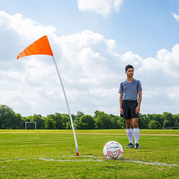 TWO-PIECE ECONOMY SOCCER CORNER FLAGS