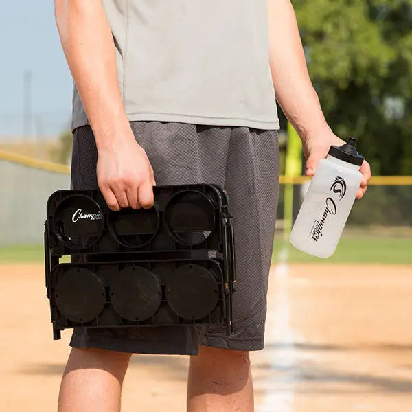 WATER BOTTLE AND CARRIER SET Champion Sports