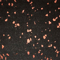 Thumbnail for Rubber Gym Flooring - Black with Red Fleck - Muscle D Fitness - 6m & 8mm Thickness
