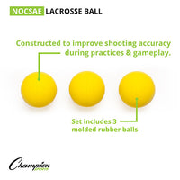 Thumbnail for Lacrosse Balls, 3-Pack HoopsKing