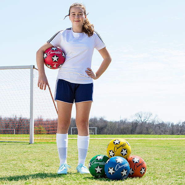 RUBBER COVER SOCCER BALL SET