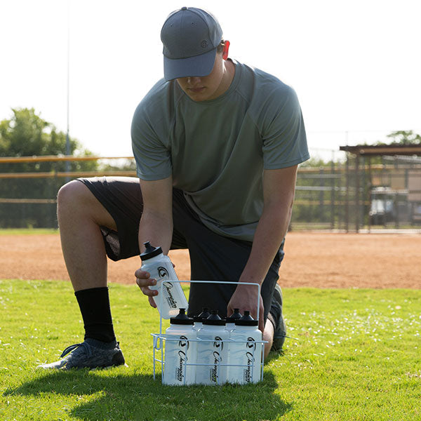 COATED WIRE WATER BOTTLE CARRIER