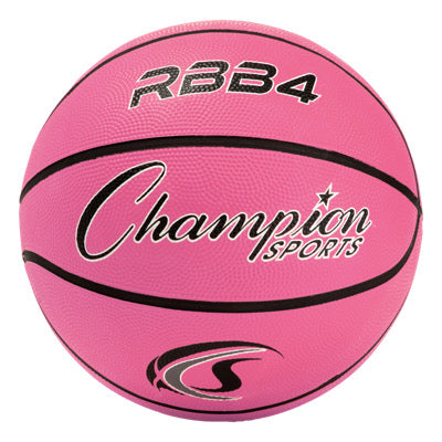 RUBBER BASKETBALL, PINK