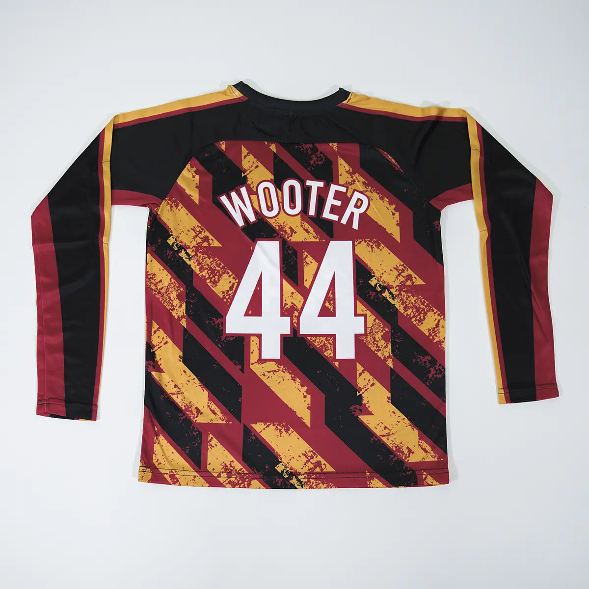 Custom Long Raglan Sleeve Crew Neck Soccer Jerseys