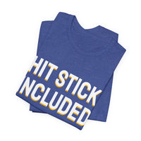 Thumbnail for Hit Stick Included — Football T-Shirt