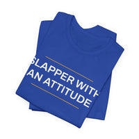 Thumbnail for Slapper With An Attitude — Softball T-Shirt