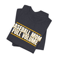 Thumbnail for Baseball Mom, Full Volume — Baseball T-Shirt