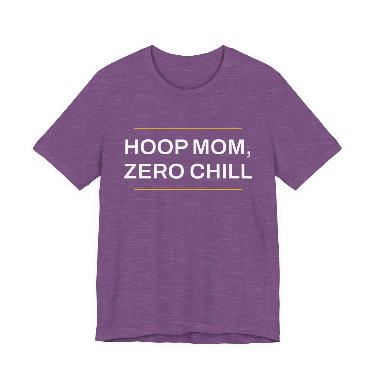 Hoop Mom, Zero Chill — Basketball T-Shirt