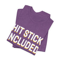 Thumbnail for Hit Stick Included — Football T-Shirt