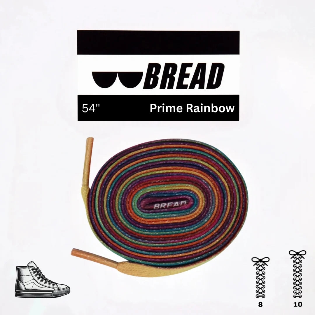 Bread No-Tie Elastic Shoelaces – Prime Rainbow