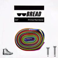 Thumbnail for Bread No-Tie Elastic Shoelaces – Prime Rainbow