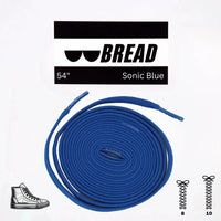 Thumbnail for Bread No-Tie Elastic Shoelaces – Sonic Blue