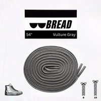 Thumbnail for Bread No-Tie Elastic Shoelaces – Vulture Gray