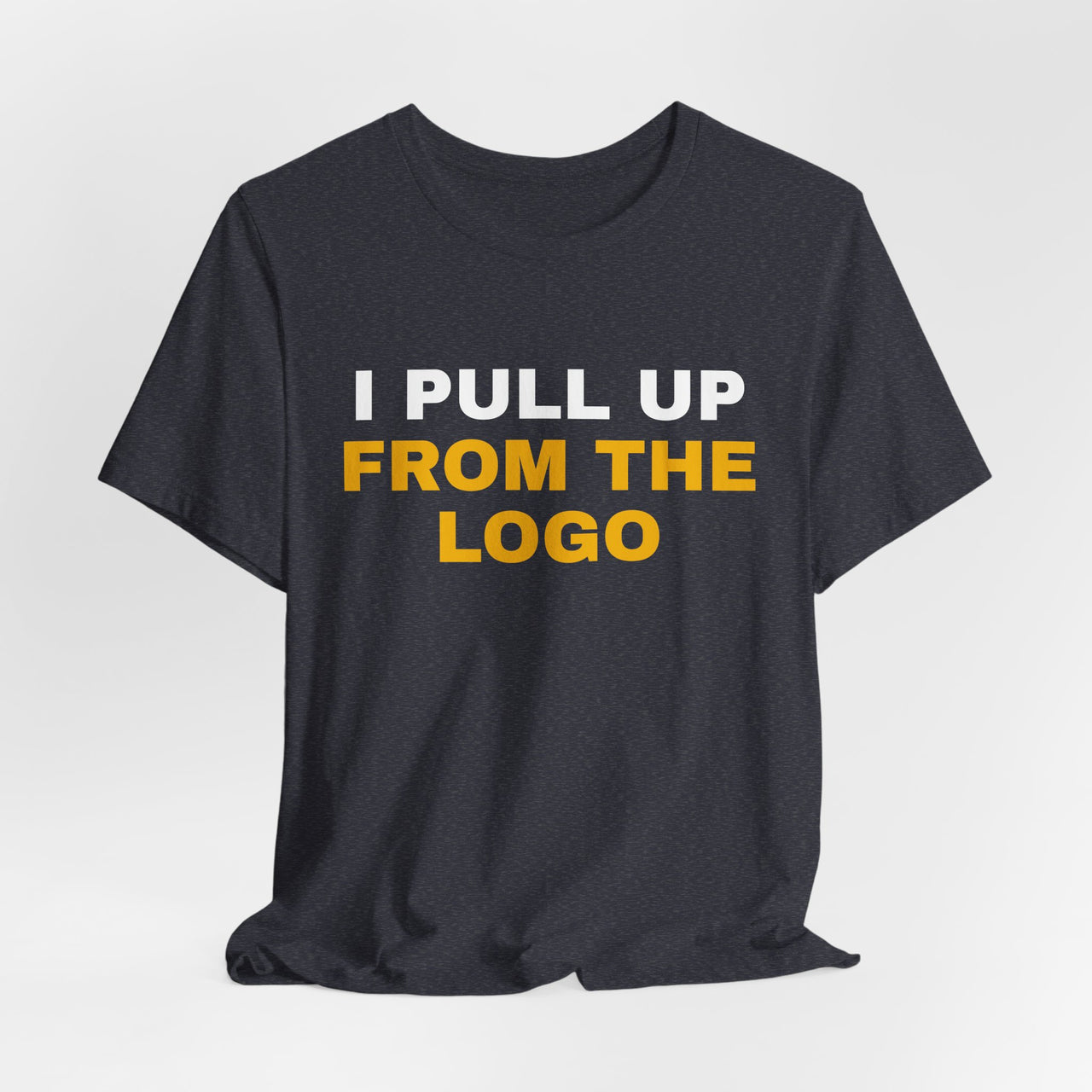 I Pull Up From The Logo — Basketball T-Shirt
