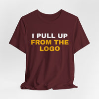 Thumbnail for I Pull Up From The Logo — Basketball T-Shirt