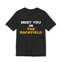 Thumbnail for Meet You In The Backfield — Football T-Shirt