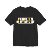 Thumbnail for I Watch Film On My Days Off — Basketball T-Shirt