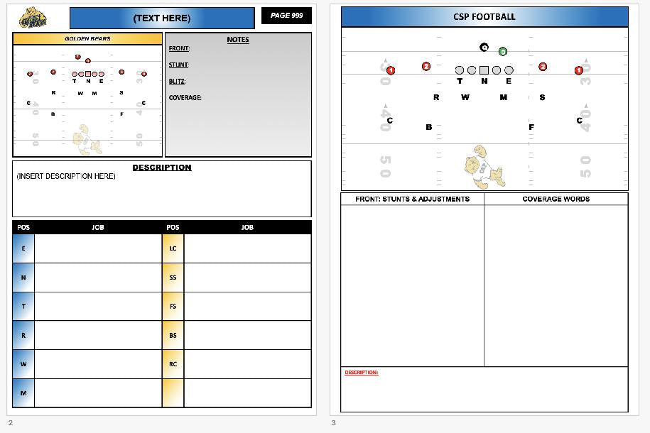 PPT TEMPLATES FOR PLAYBOOK