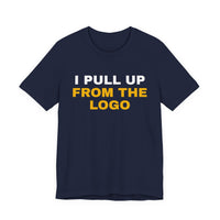 Thumbnail for I Pull Up From The Logo — Basketball T-Shirt