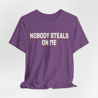Thumbnail for Nobody Steals On Me — Baseball T-Shirt