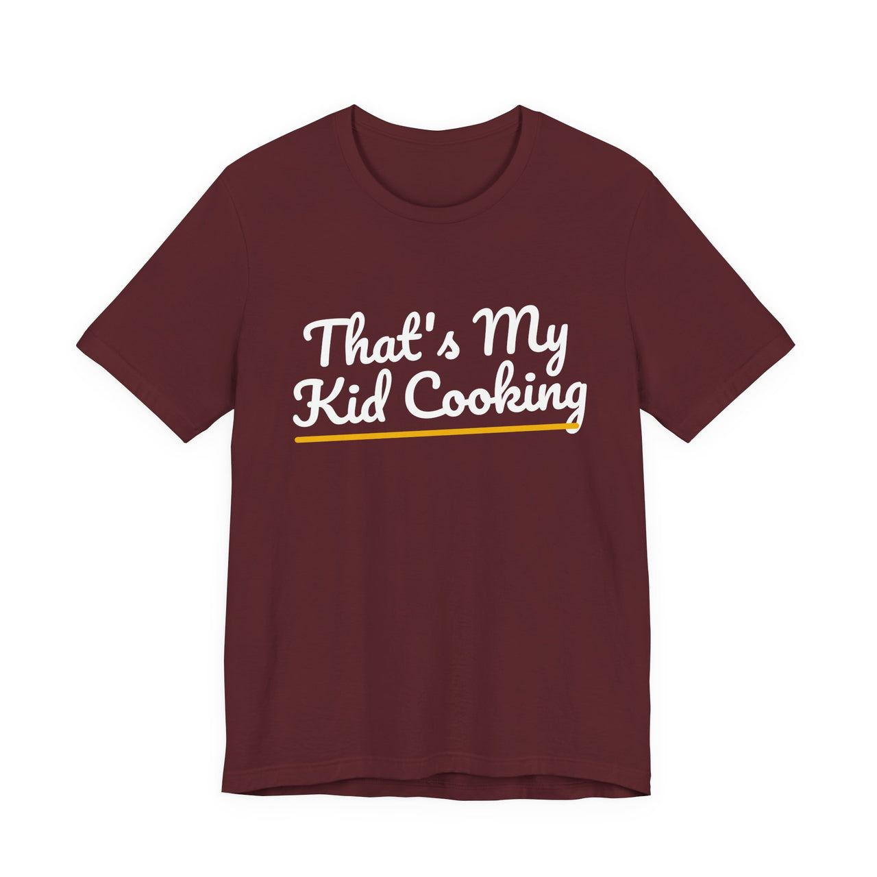 That's My Kid Cooking — Basketball T-Shirt