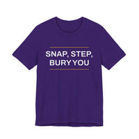 Thumbnail for Snap, Step, Bury You — Football T-Shirt