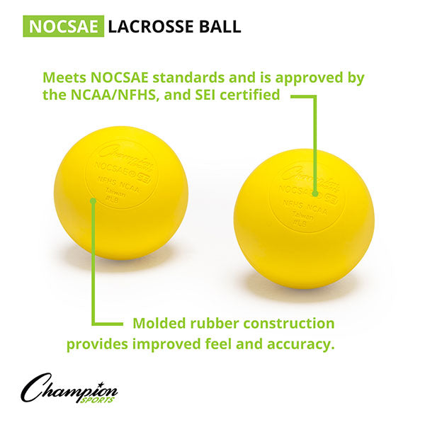 LACROSSE BALLS, 6-PACK