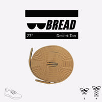 Thumbnail for Bread No-Tie Elastic Shoelaces – Desert Tan