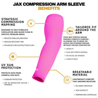 Thumbnail for Jax | Restore Recovery Premium Arm Sleeve - Pink – view 2