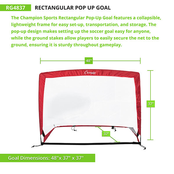 RECTANGULAR POP-UP GOAL