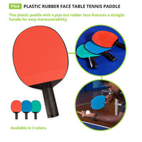 Thumbnail for Rubber Face Plastic Table Tennis Paddle